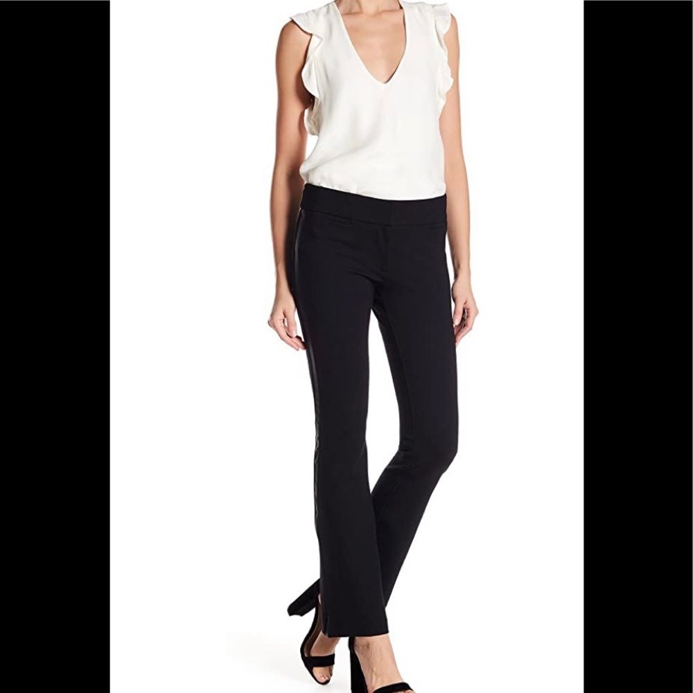 David Lerner Vegan Leather Striped Ponte